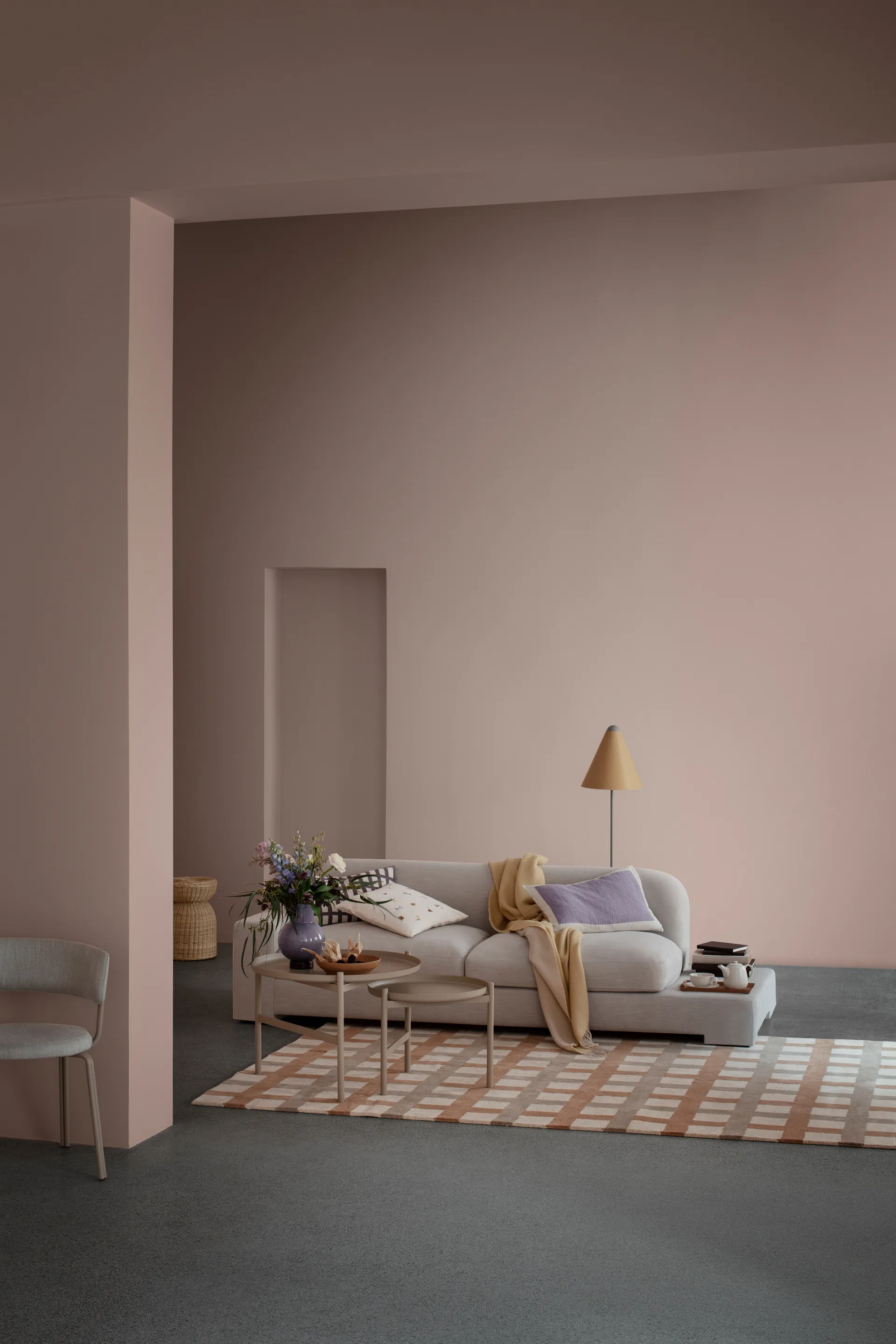 Turner table bijzettafel Ø70 cm, Grey Broste Copenhagen