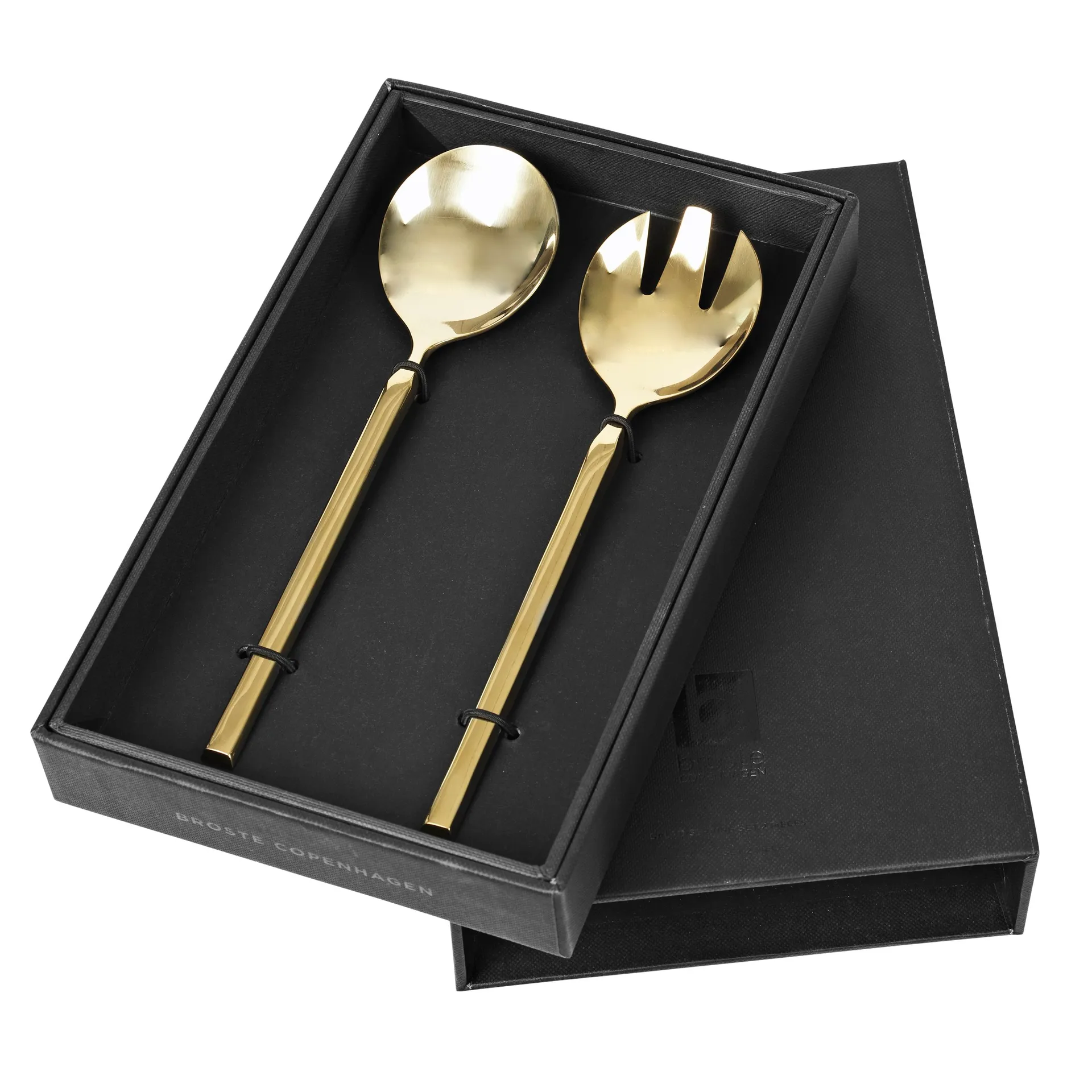 Tvis saladebestek 2-pack, goud Broste Copenhagen