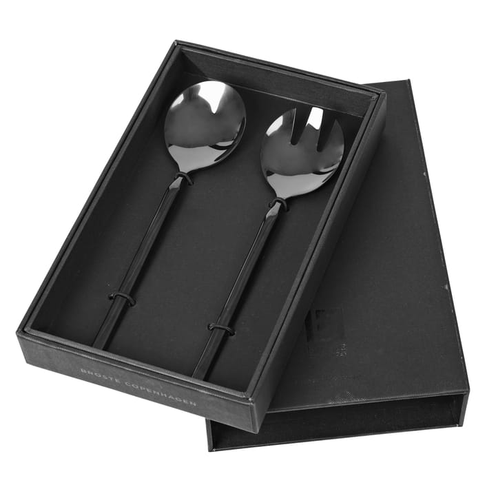 Tvis saladebestek 2-pack - zwart - Broste Copenhagen
