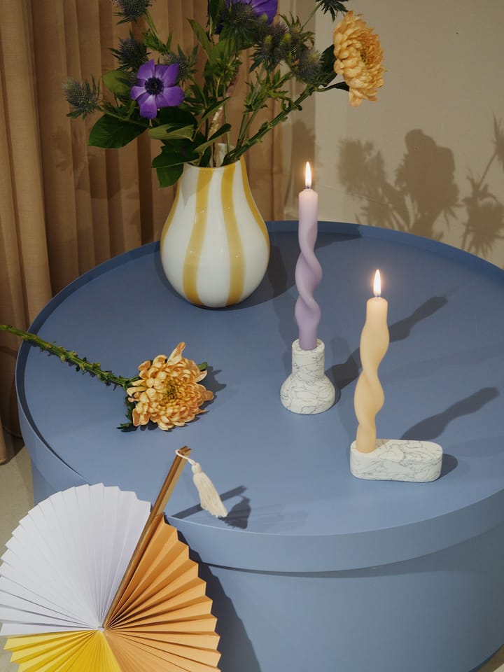 Twist twisted candles gedraaide kaarsen 23 cm 2-pack, Orchid light purple Broste Copenhagen