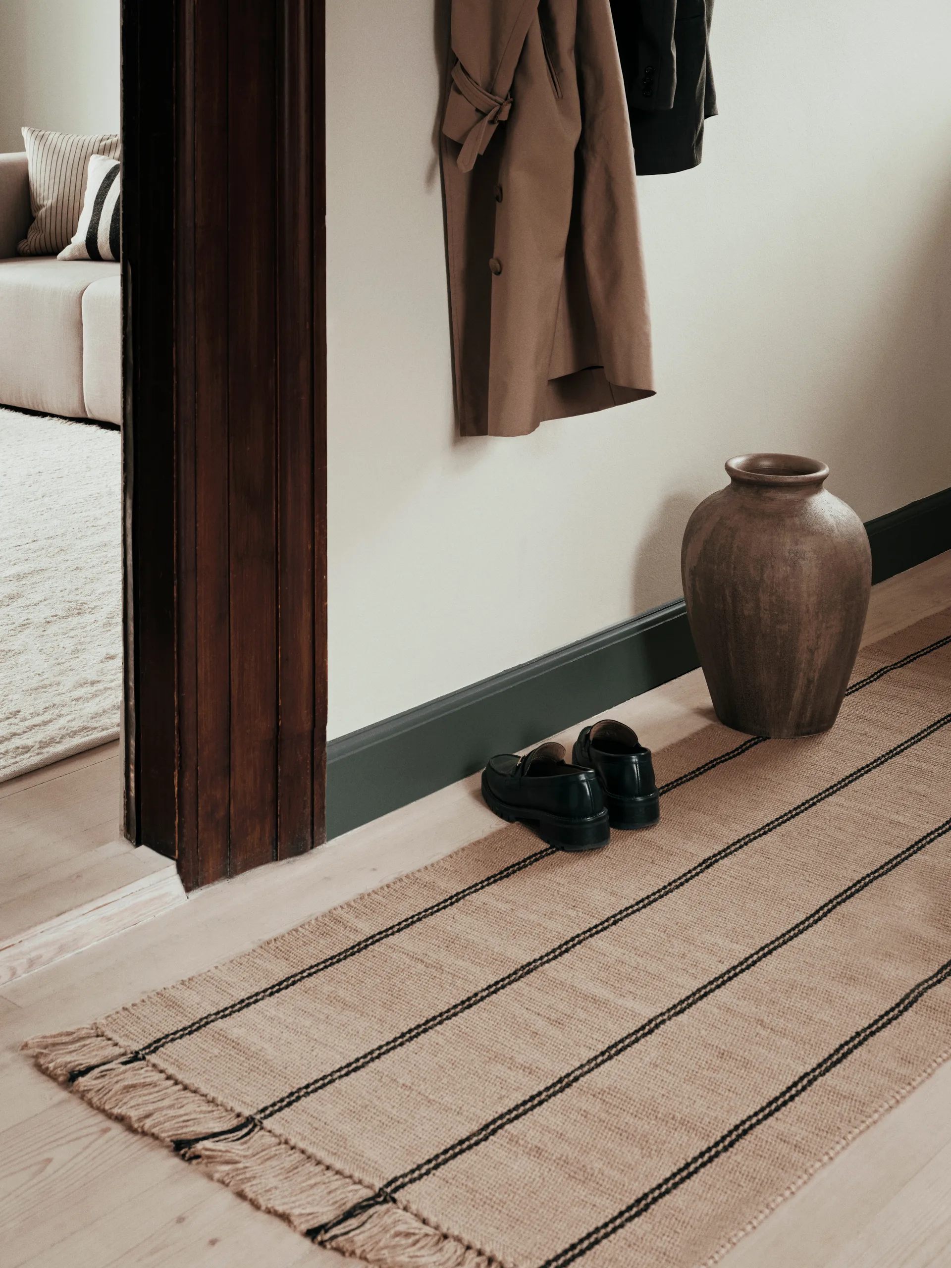 Uma vaas, Rustic dark brown, 40 cm Broste Copenhagen