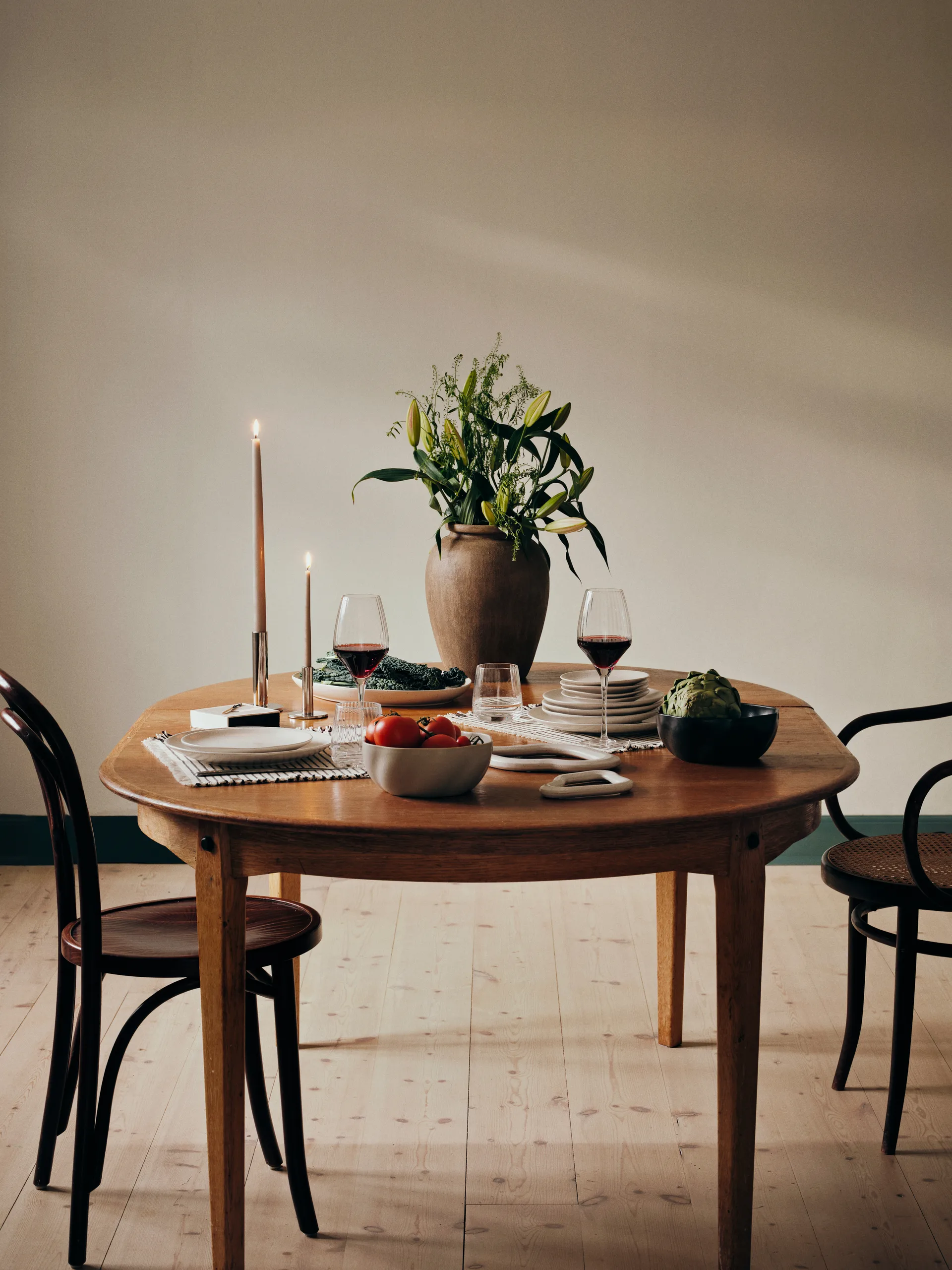 Uma vaas, Rustic light brown, 40 cm Broste Copenhagen