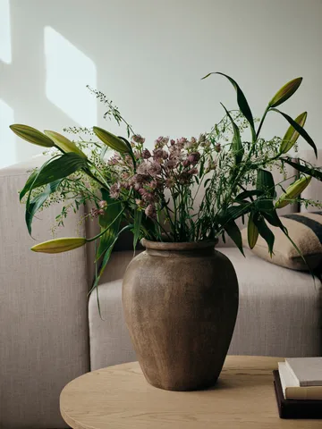 Uma vaas - Rustiek lichtbruin, 30 cm - Broste Copenhagen