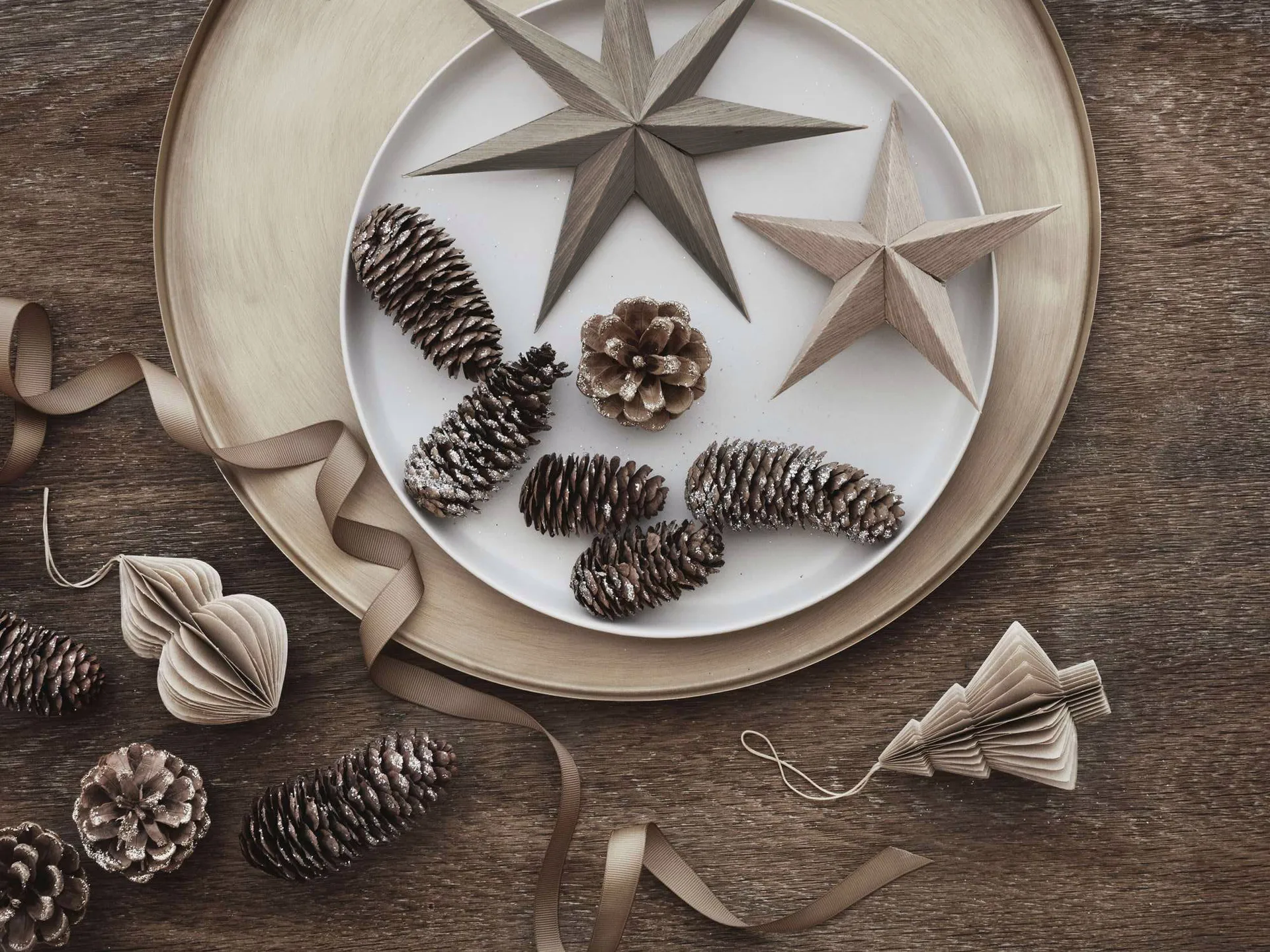 Venice houten ster Ø20 cm, Fungi Broste Copenhagen