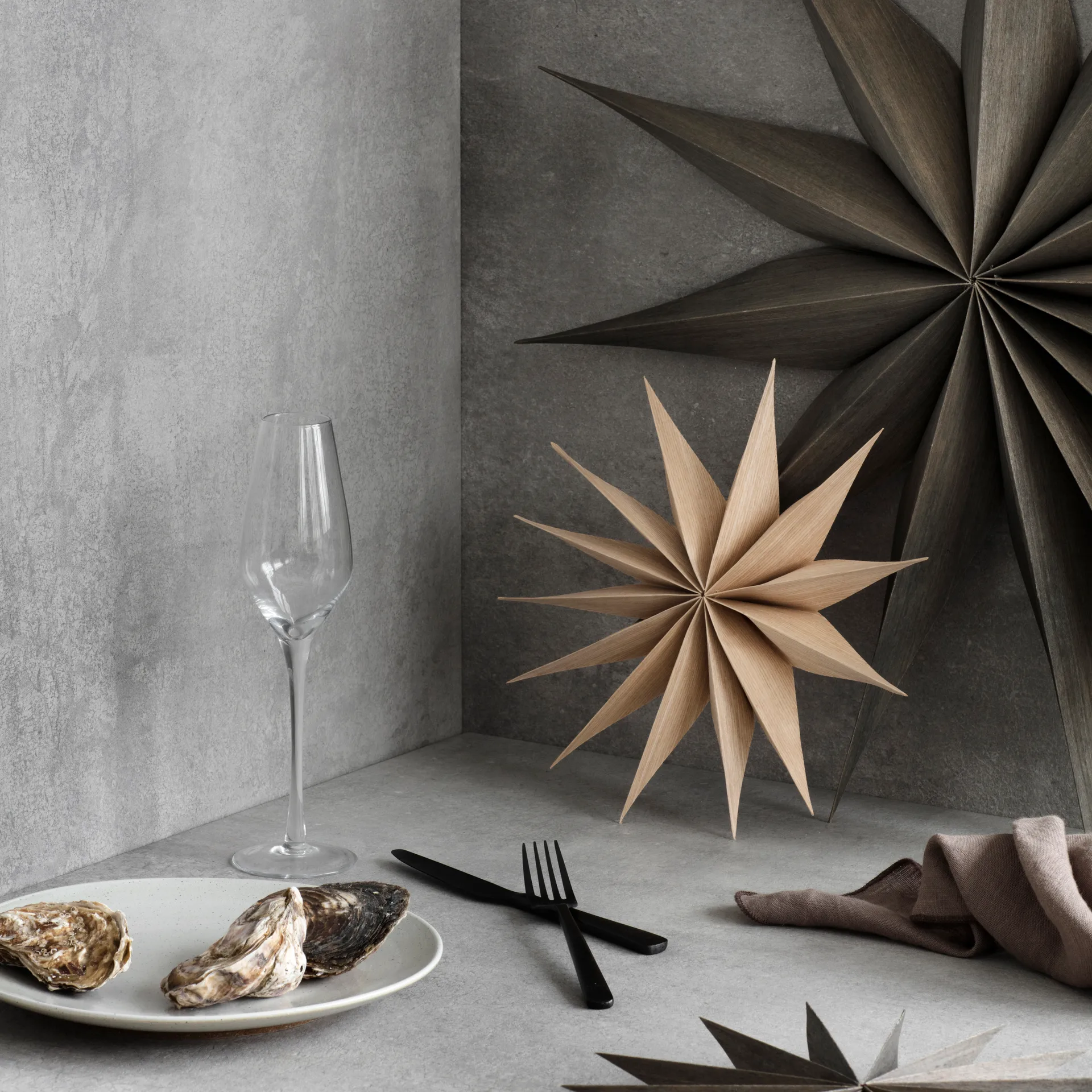 Venok kerstster 40 cm., beige Broste Copenhagen