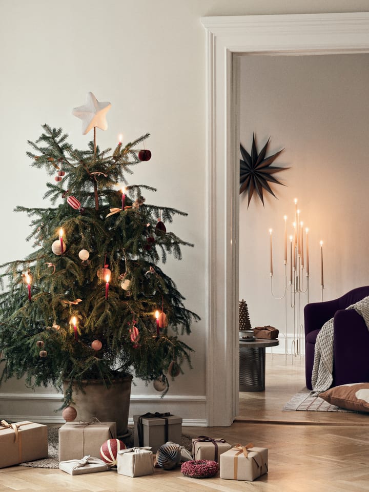 Venok kerstster 40 cm., warmgrijs Broste Copenhagen