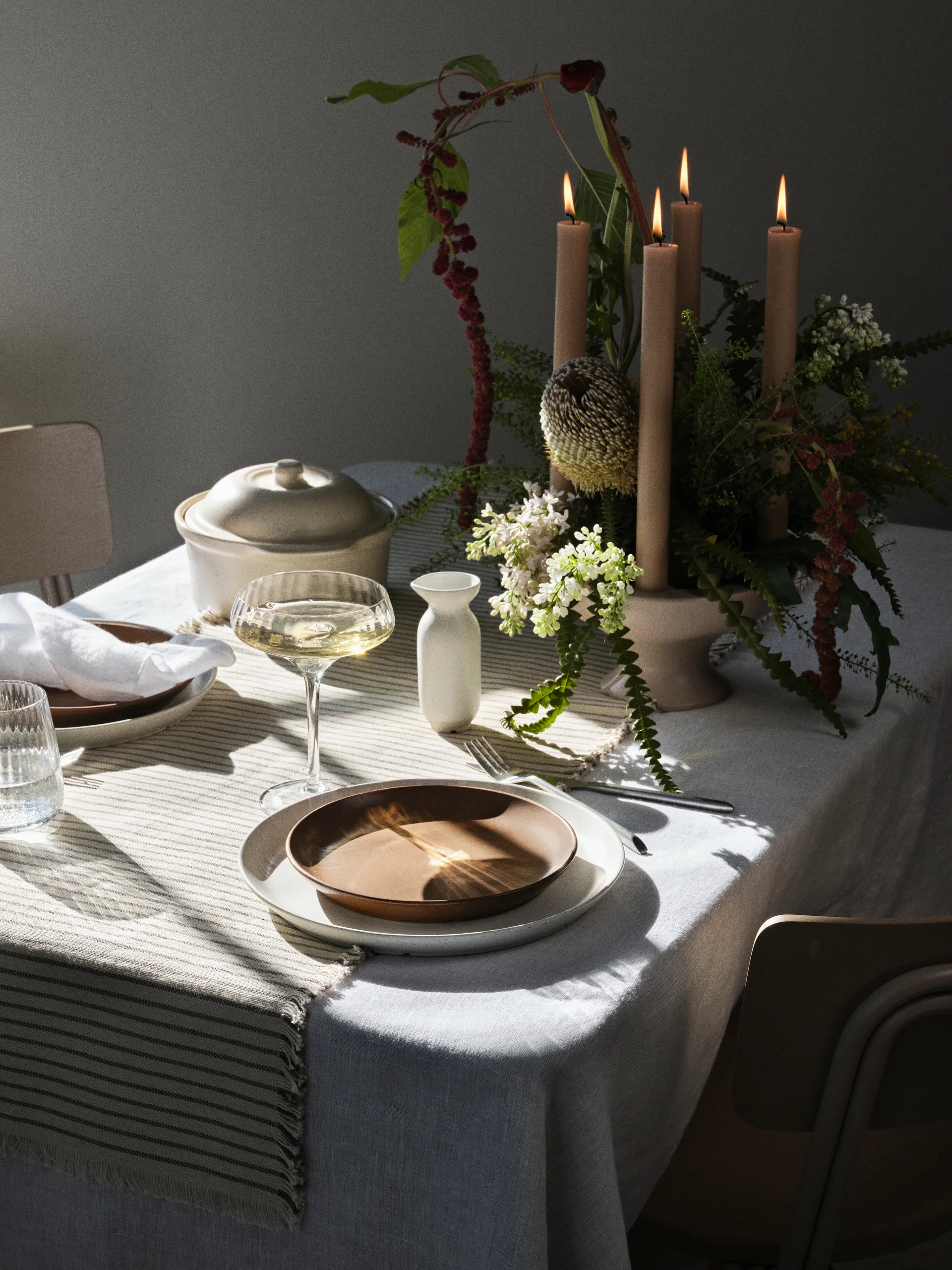 Vig ovenschaal met deksel, 20,5x24 cm, Beige Broste Copenhagen
