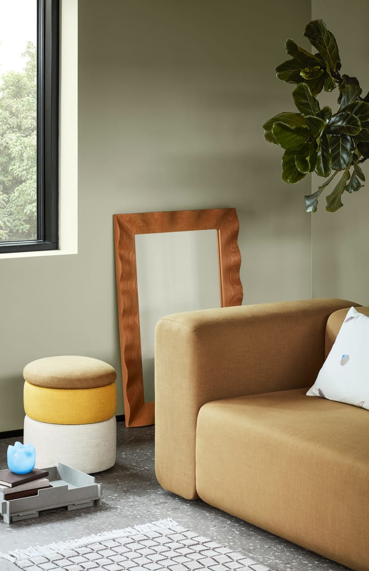Wavy spiegel 70x100 cm, Natural brown Broste Copenhagen
