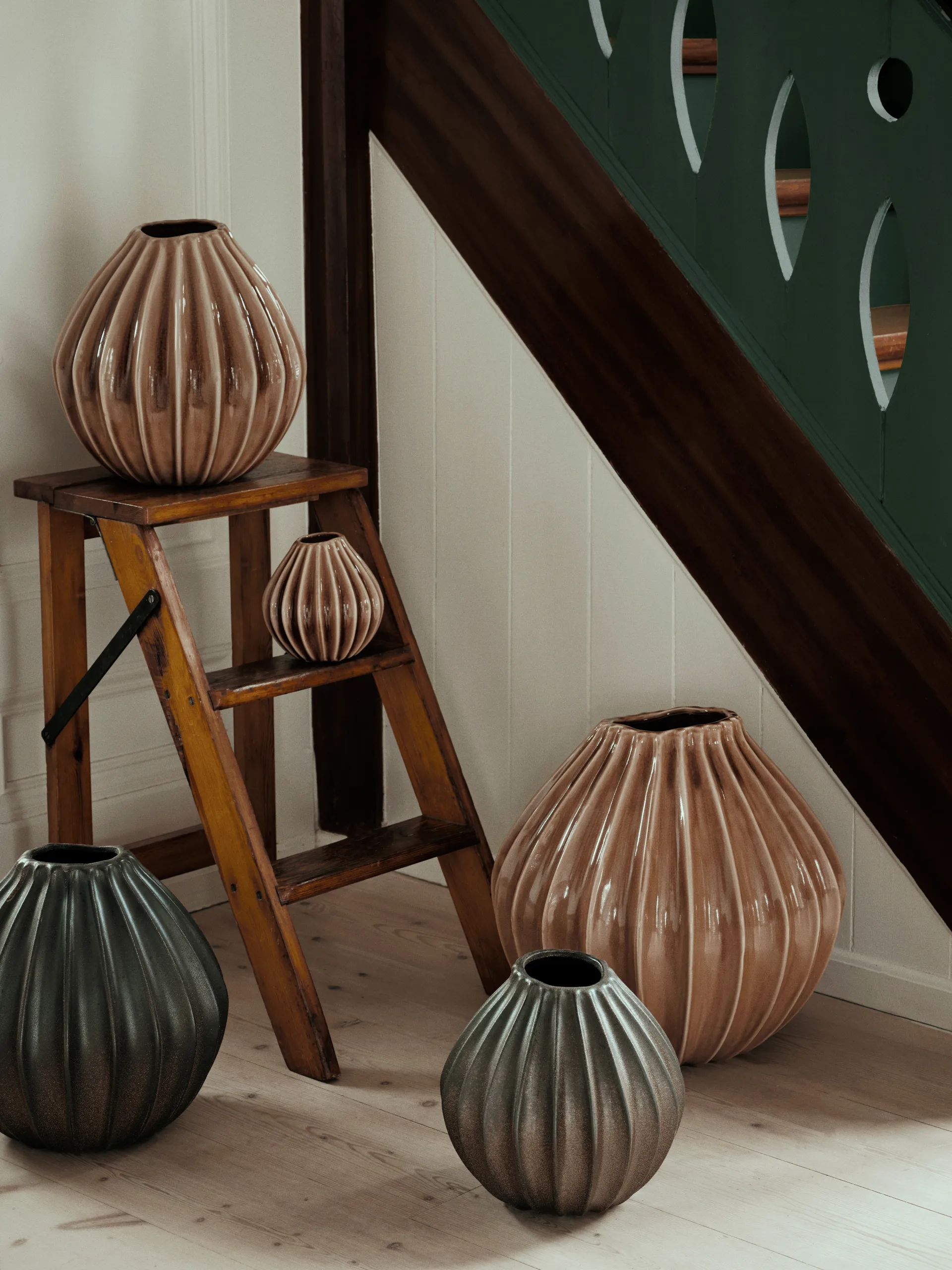 Wide vaas L 30 cm, Fawn Broste Copenhagen