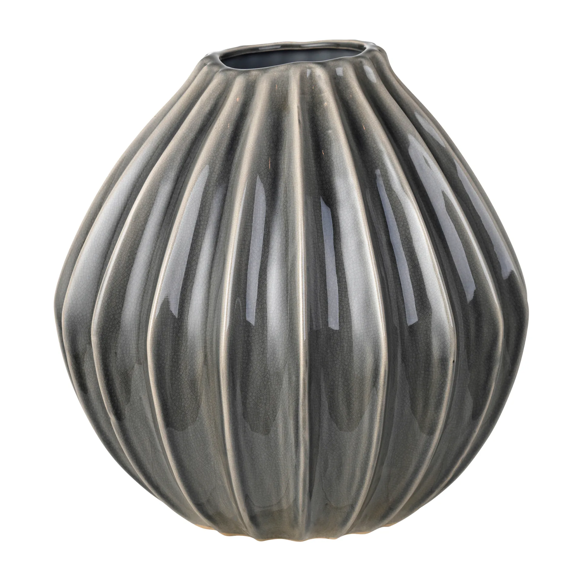 Wide vaas - smoked pearl, 30 cm Broste Copenhagen