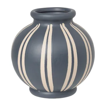 Wilma vaas 17,8 cm - Blue-rainy day - Broste Copenhagen