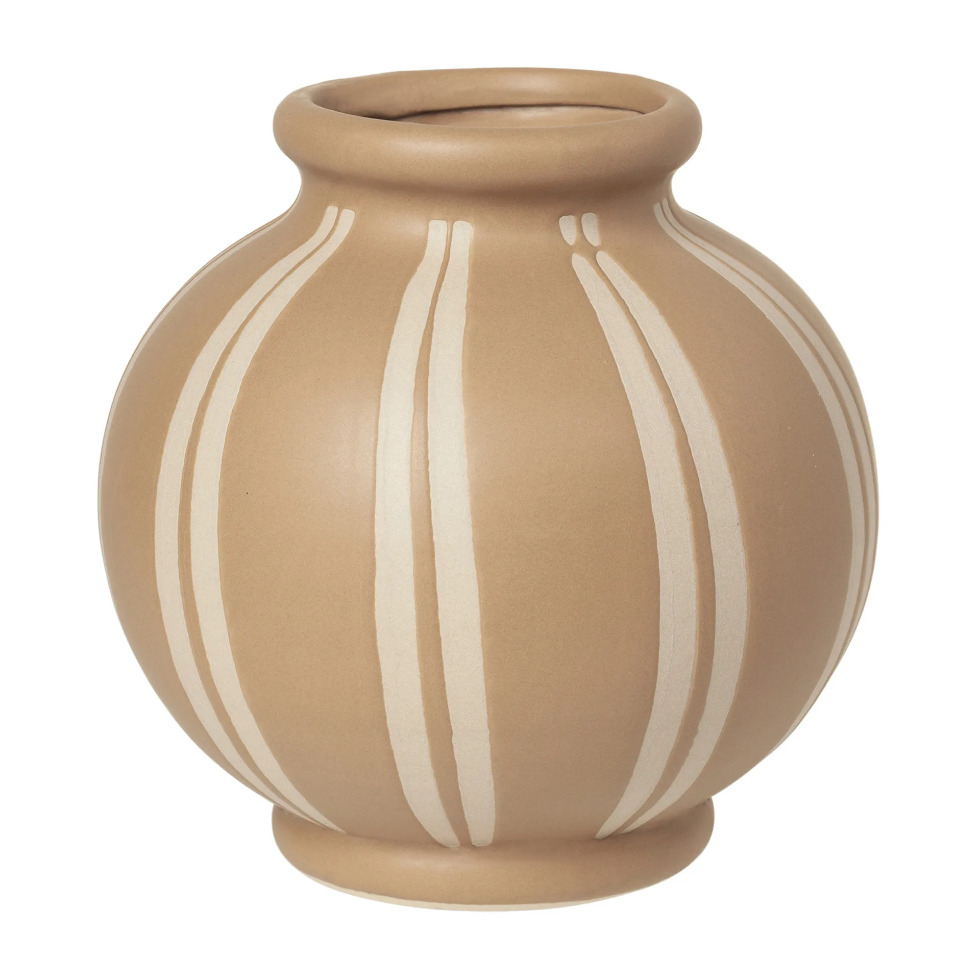 Wilma vaas 17,8 cm, Meerkat-rainy day Broste Copenhagen