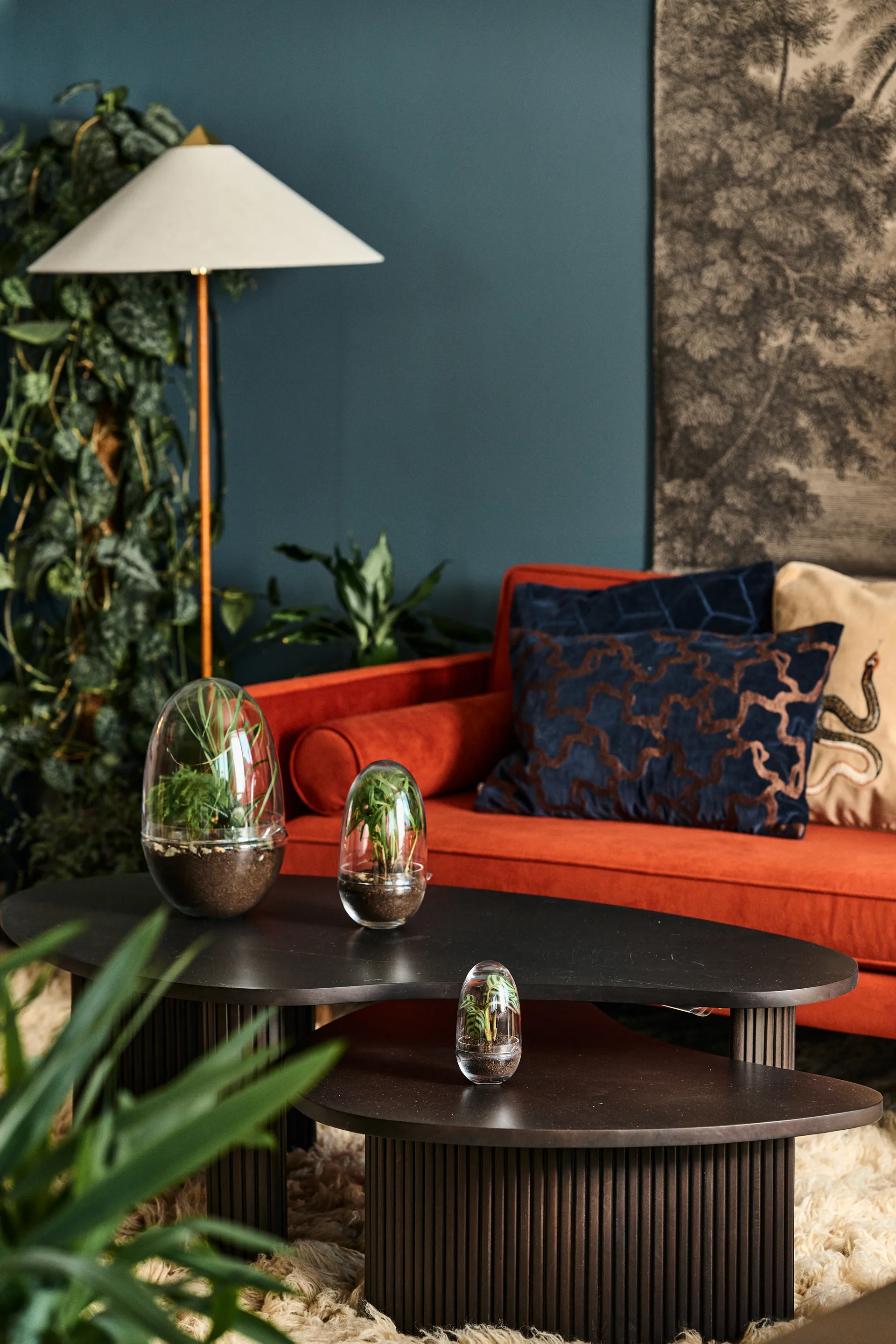 Wind chaise longue, caramel cafe (rood) Broste Copenhagen