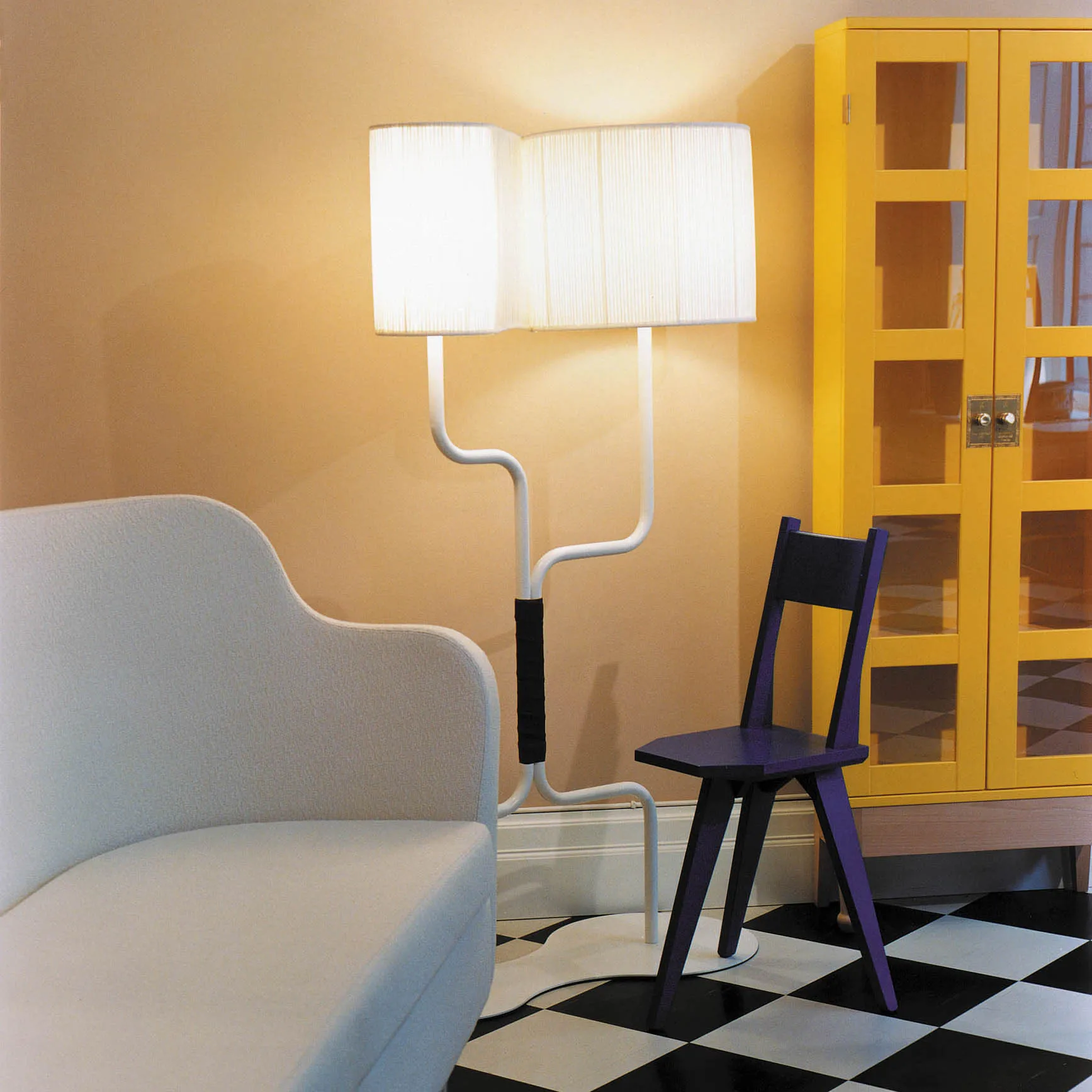 Anna's vloerlamp, wit Bsweden