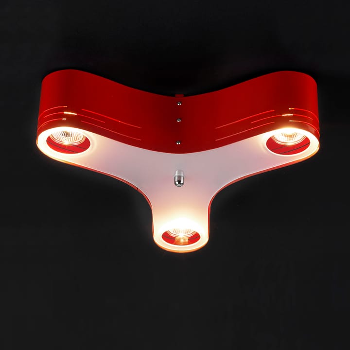 Clover plafond 12 - rood - Bsweden