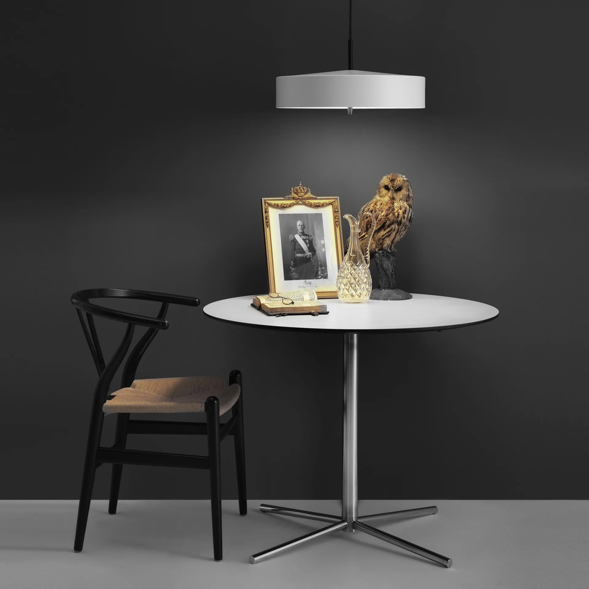 Cymbal hanglamp, Wit - 46 cm Bsweden