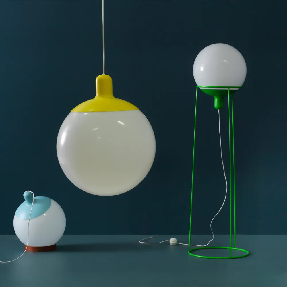 Dolly vloerlamp, turquoise Bsweden