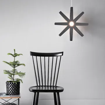 Fling 33 hanglamp - Lichtgrijs mat, wit kunststof snoer - Bsweden
