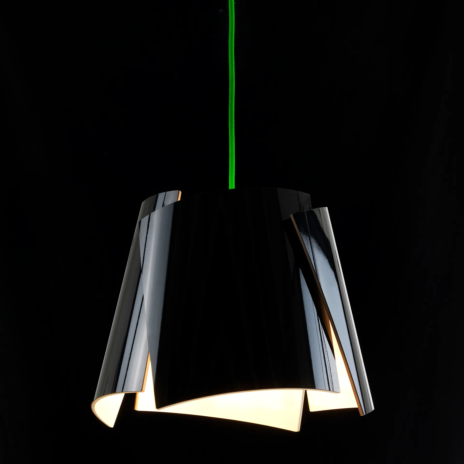Leaf lamp zwart, zwart/groen Bsweden