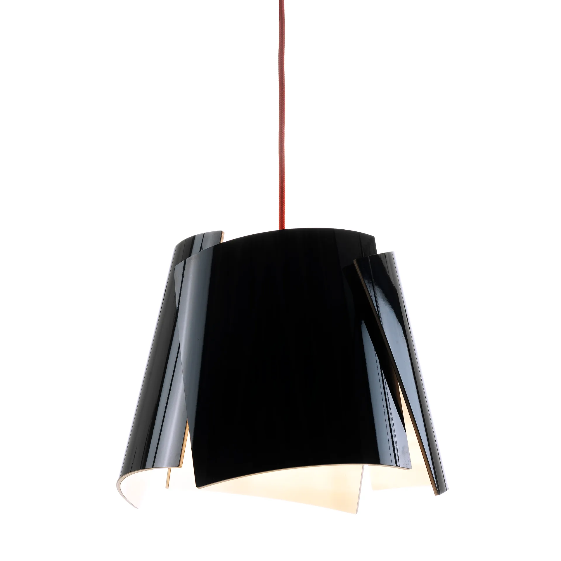 Leaf lamp zwart, zwart/rood Bsweden