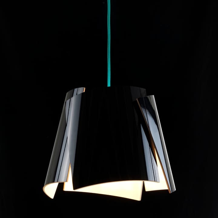 Leaf lamp zwart, zwart/turkoois Bsweden