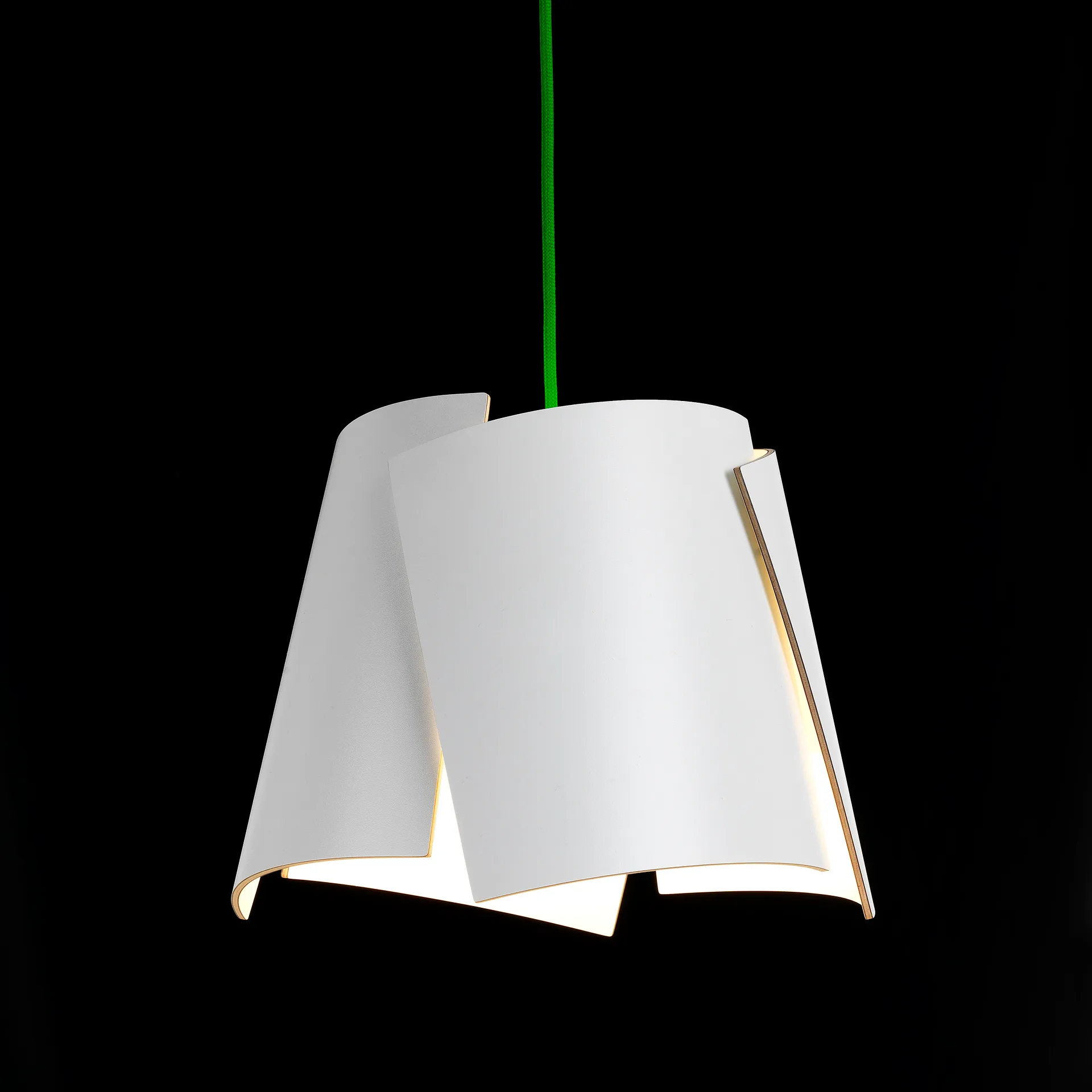 Leaf wit lamp, wit/groen Bsweden