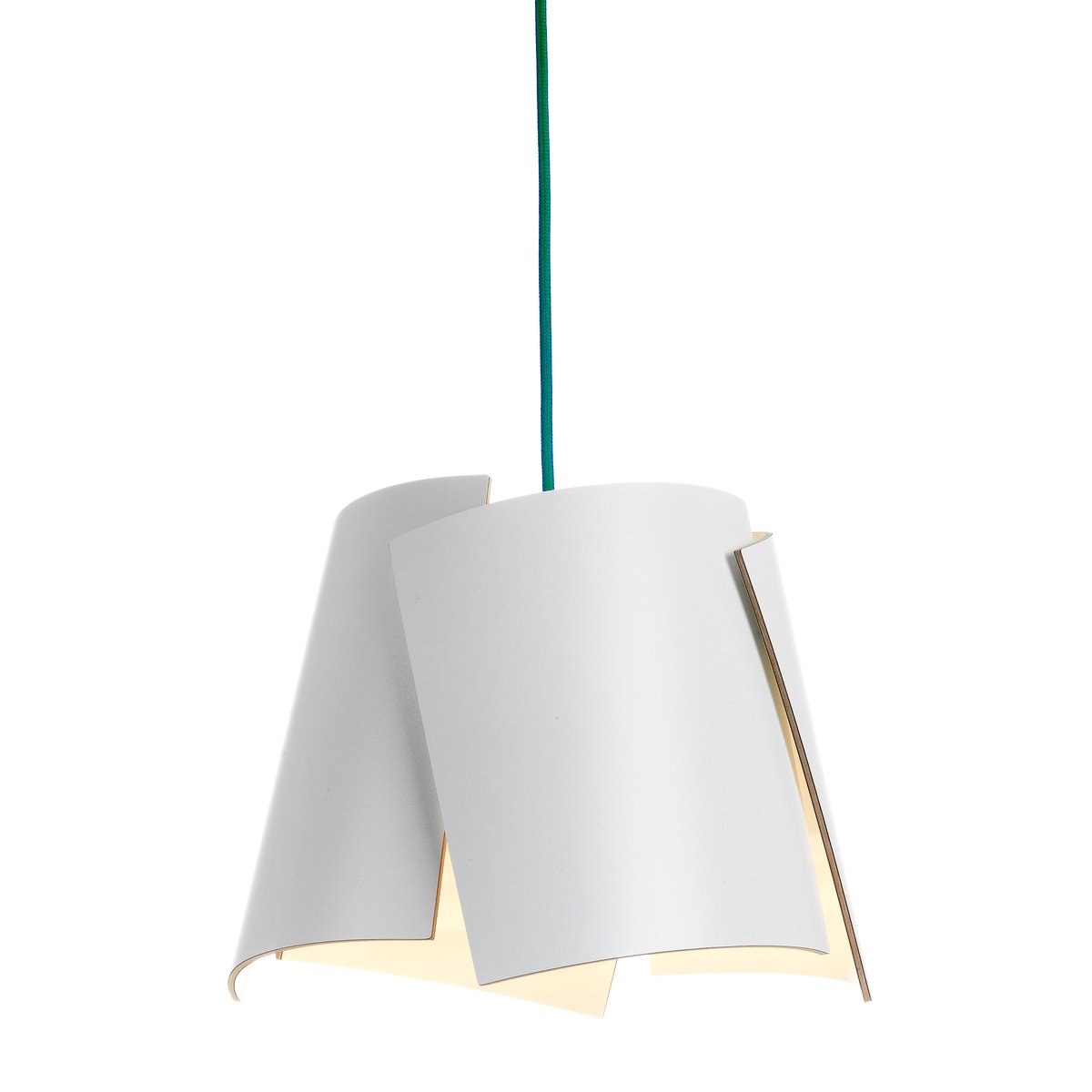 Bsweden Leaf wit lamp wit/turkoois | Scandinavisch Interieur | Hanglampen | Turkoois
