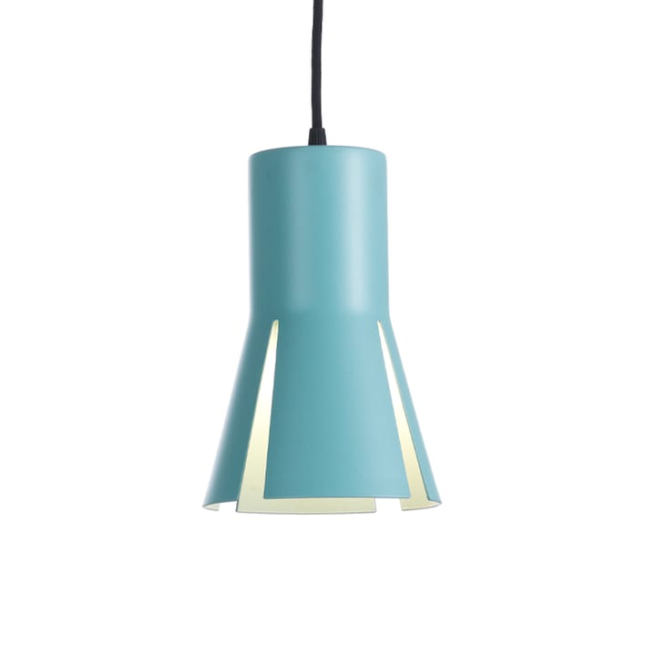 Split 17 Hanglamp - turquoise mat, zwart textielsnoer - Bsweden