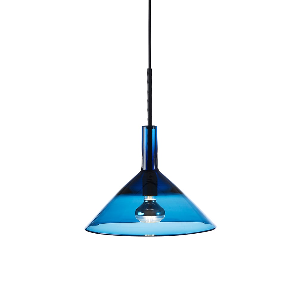 Bsweden Tratten hanglamp blauw, led