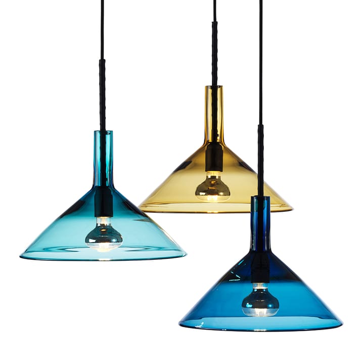 Tratten hanglamp, goud, led Bsweden