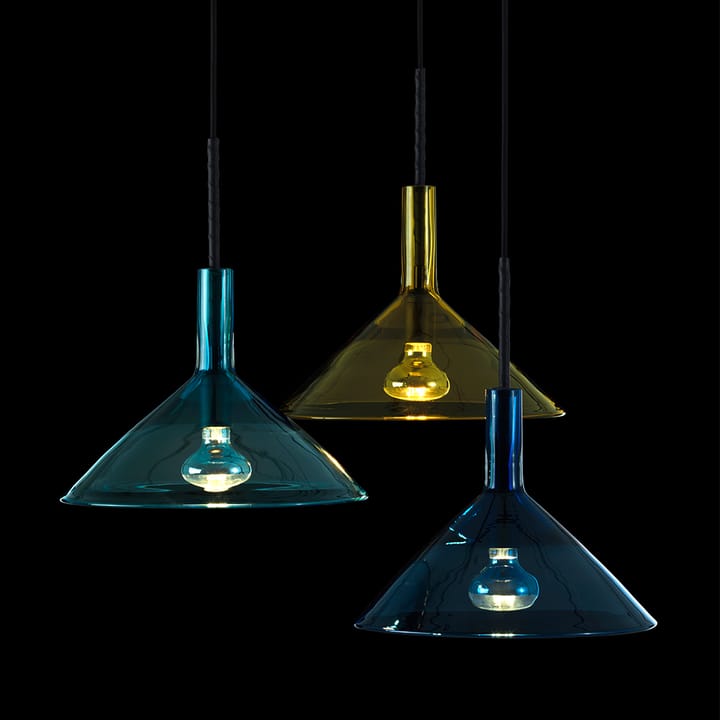 Tratten hanglamp, goud, led Bsweden