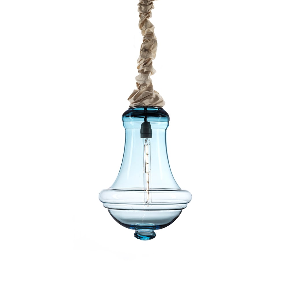 Bsweden Valborg hanglamp grijsblauw, led
