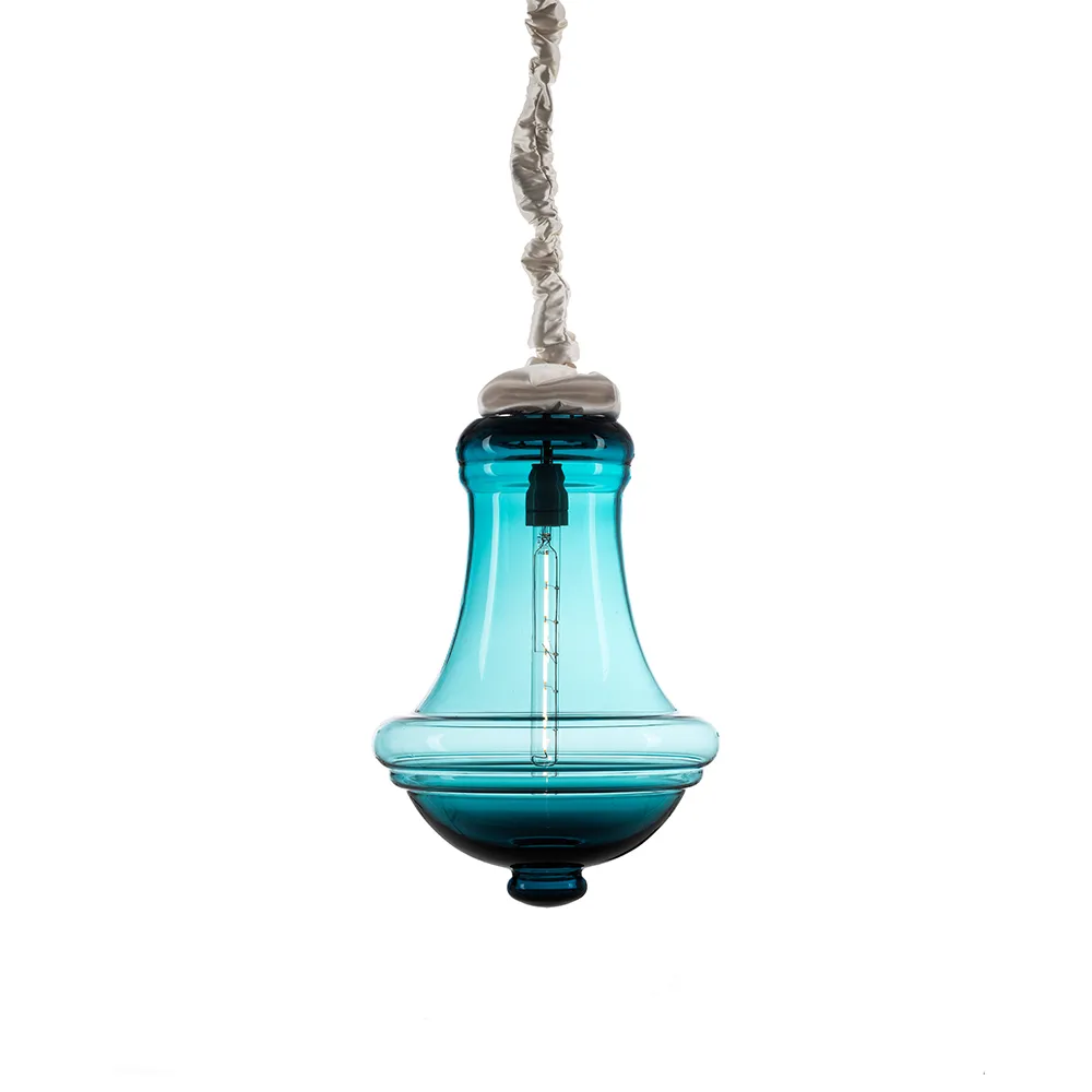 Valborg hanglamp, turquoise, led Bsweden
