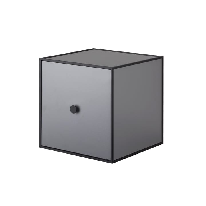 Frame 28 kubus met deur - donkergrijs - By Lassen