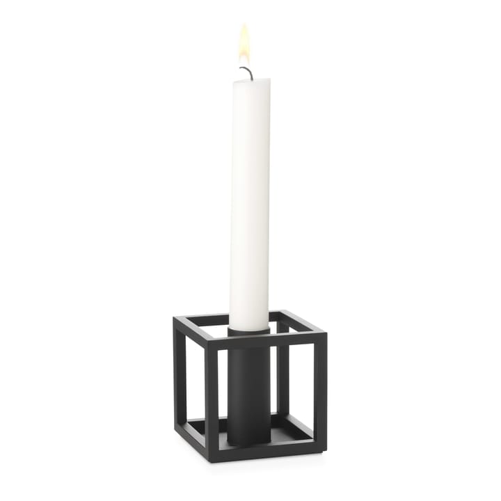 Kubus 1 kandelaar - black (zwart) - By Lassen