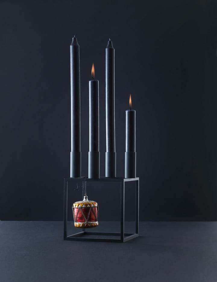 Kubus 4 kandelaar - black (zwart) - By Lassen