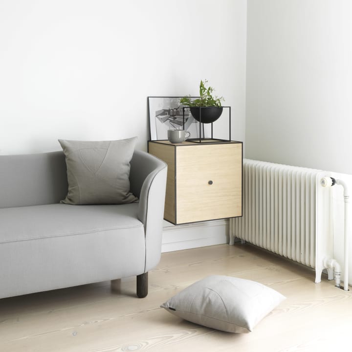 Kubus schaal groot - black (zwart) - By Lassen