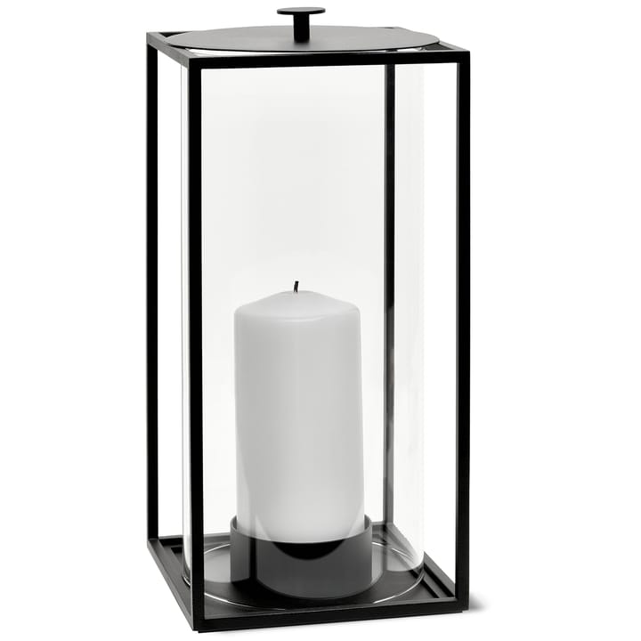 Light'In kaarsenhouder groot - Zwart - By Lassen