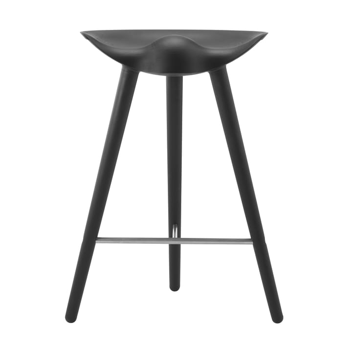 ML42 barkruk 69 cm - Zwartgebeitst beuken-staal - By Lassen