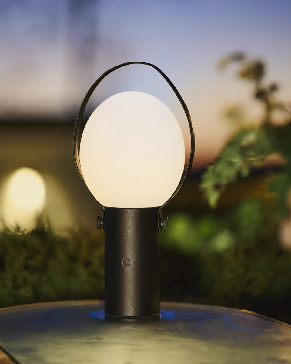 Bari tafellamp 35,5 cm, Zandzwart By Rydéns