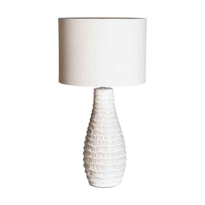 Bartha tafellamp 74 cm - Crème-beige - By Rydéns