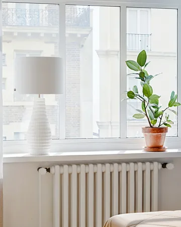 Bartha tafellamp 74 cm - Crème-beige - By Rydéns