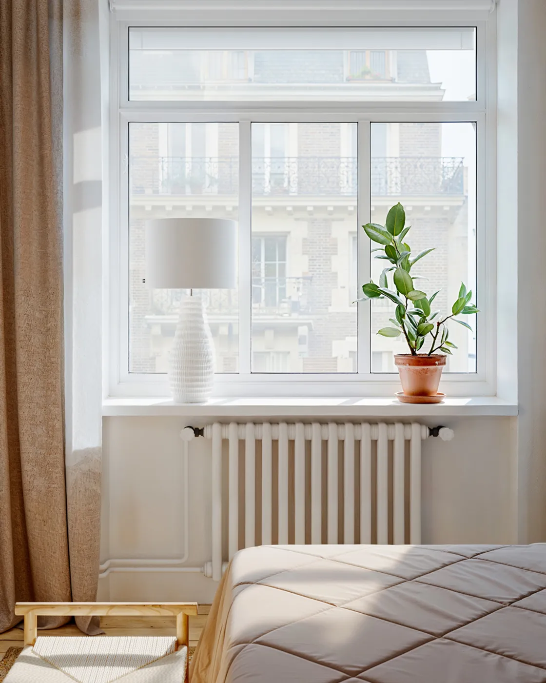 Bartha tafellamp 74 cm, Crème-beige By Rydéns