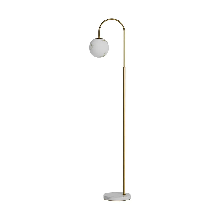 Bellagio vloerlamp 163 cm - Messing-wit - By Rydéns