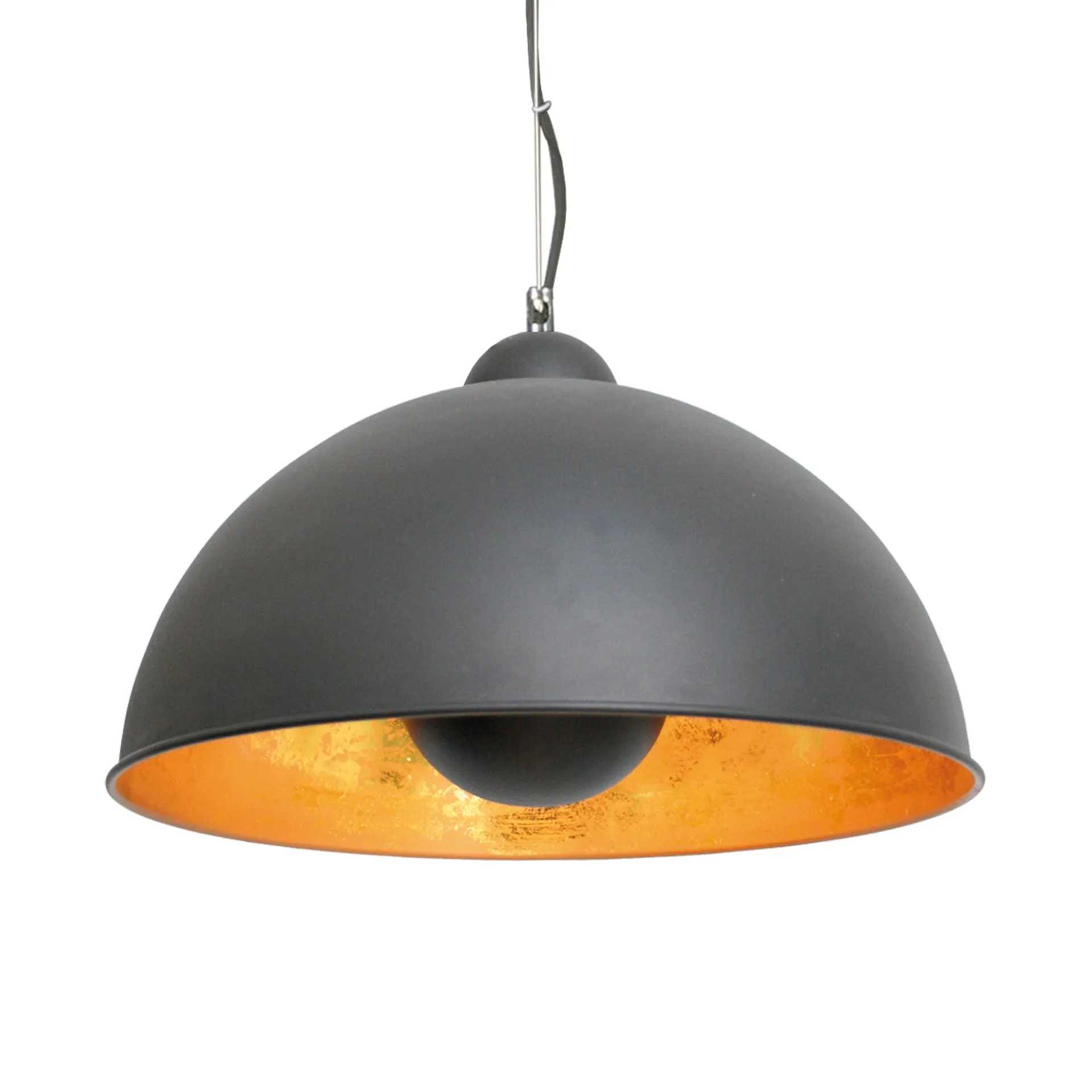 Captain hanglamp, zwart-goud By Rydéns