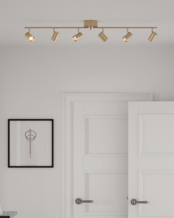 Correct 6 plafondspotlight 124 cm, Goud By Rydéns