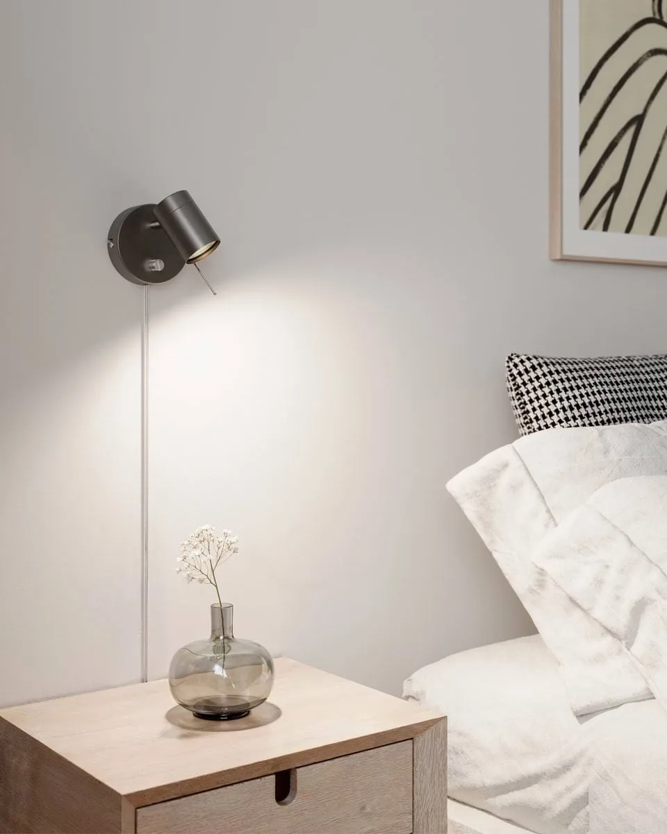 Correct wandlamp, Staalgrijs By Rydéns