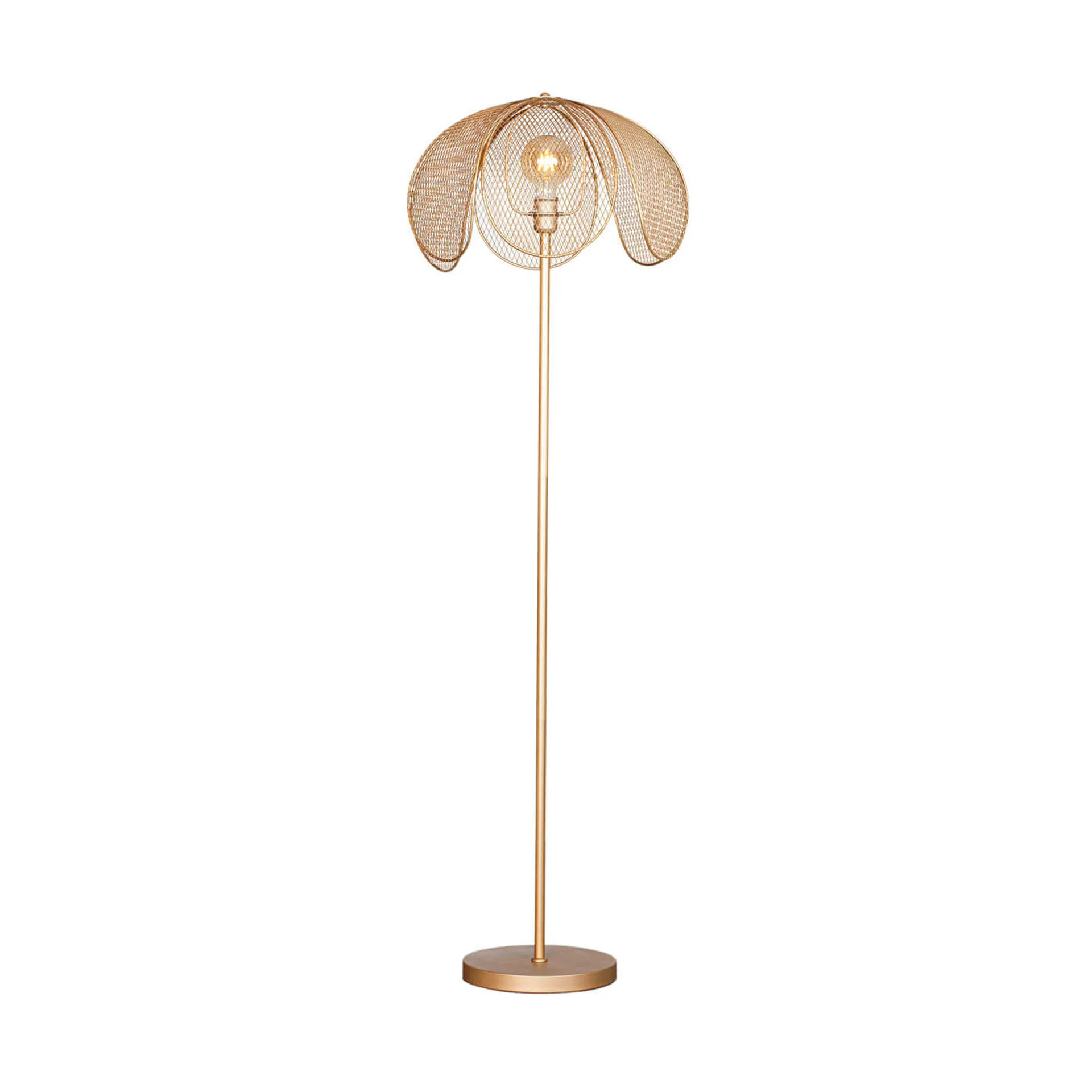 Daisy vloerlamp 150 cm, Matte goud By Rydéns