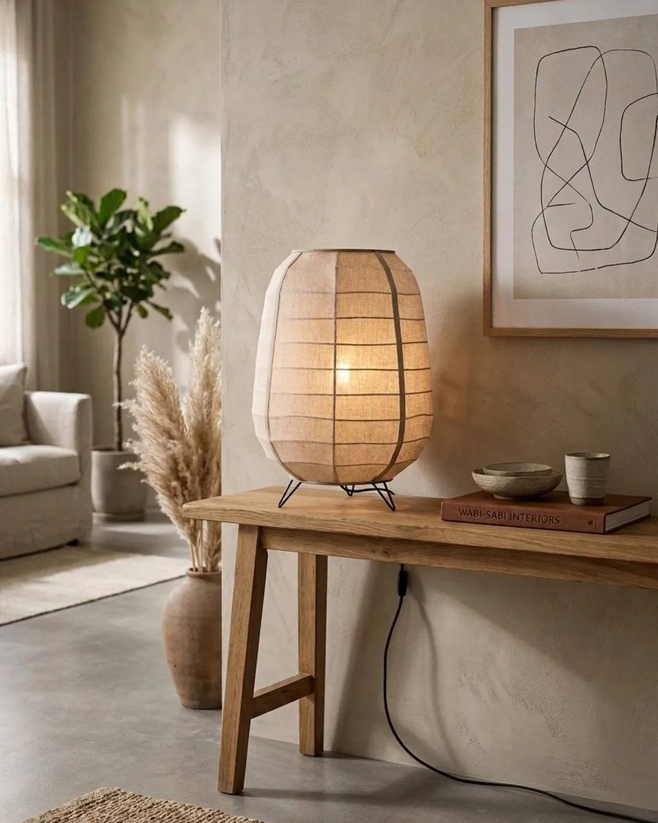 Delino vloerlamp, Naturel, Ø40x57 cm By Rydéns