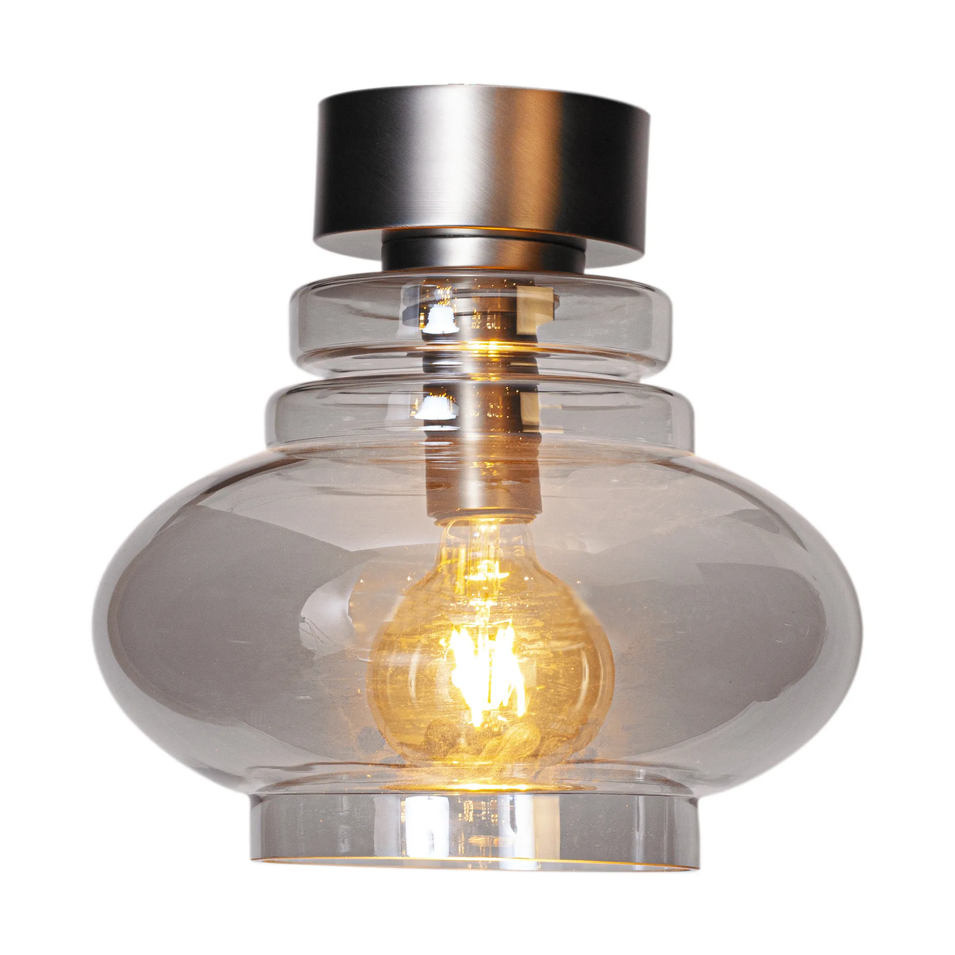 Dolores plafondlamp Ø30 cm, Grijs By Rydéns